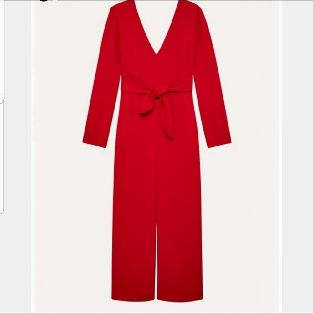 Aritzia Wilfred Red Jumpsuit Size 4 - Picture 2 of 5